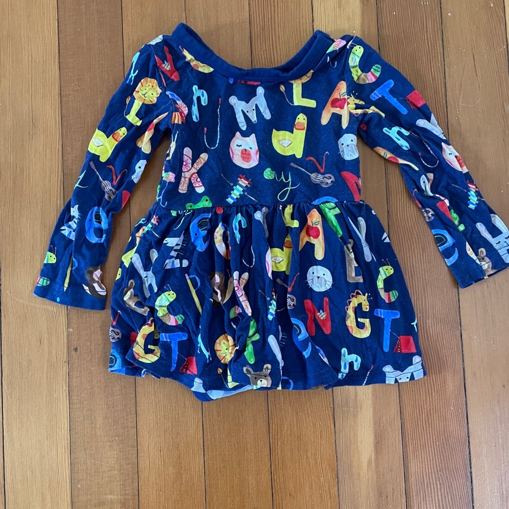 Little Sleepies flutter dress 3-6 months